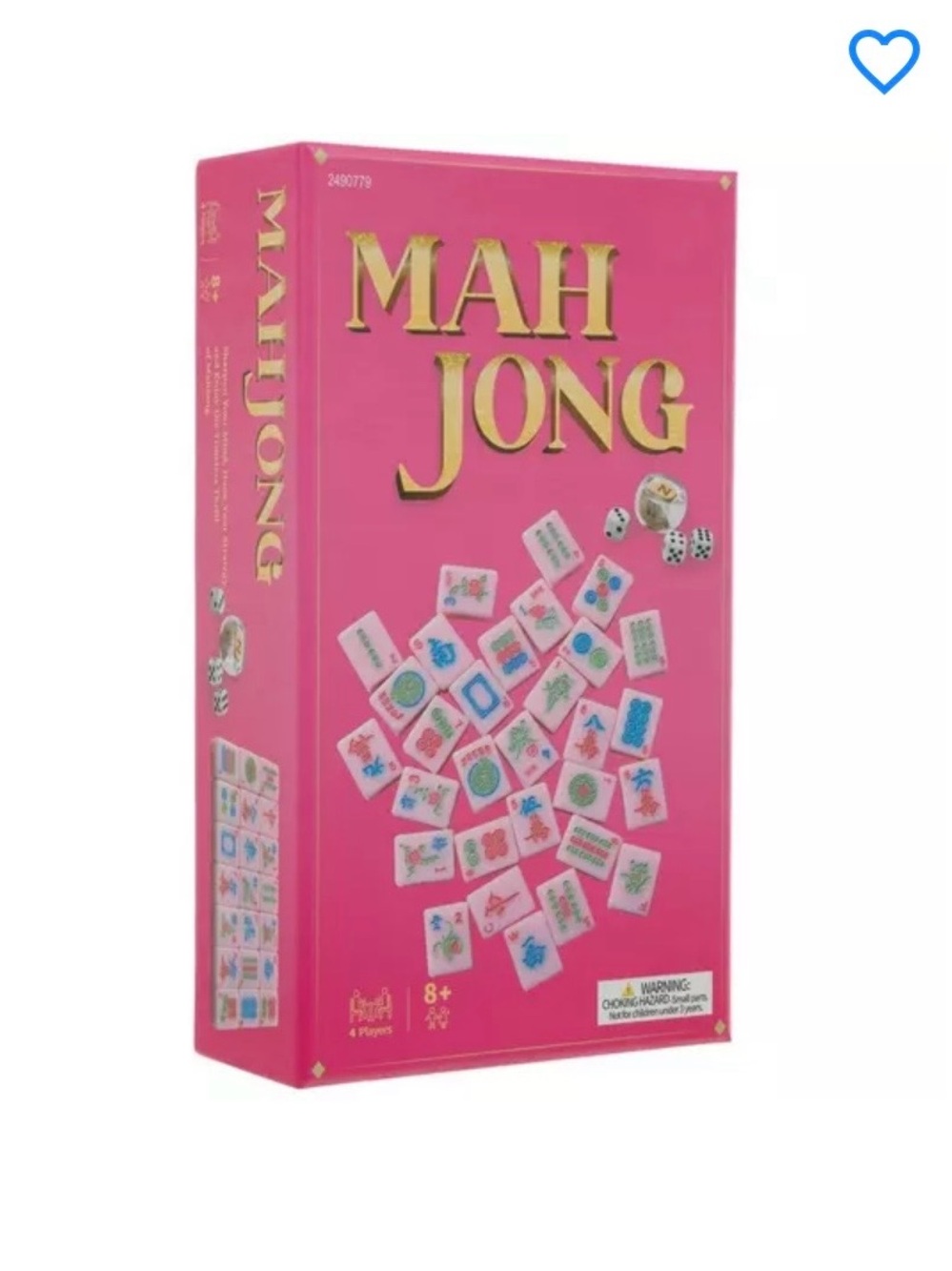 Mah Jong Game Set - Pink